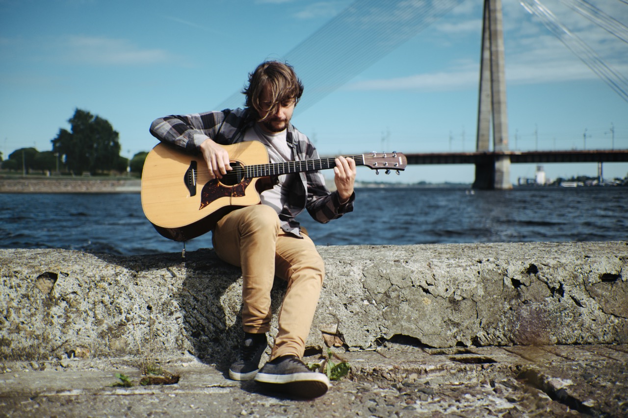 Reinis Jaunais, a musician from Riga, Latvia